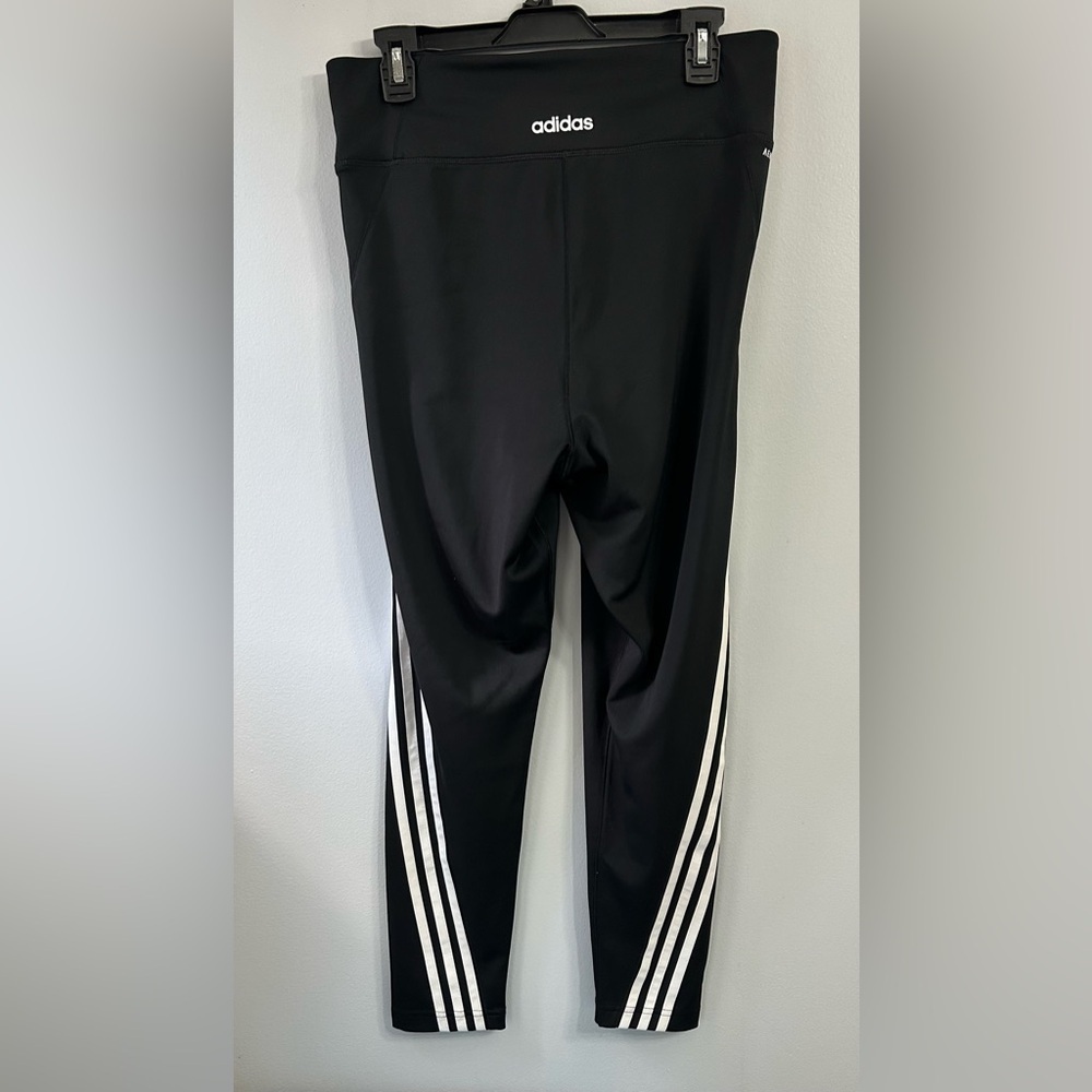 Adidas women’s size large black Y2K full length performance leggings - Picture 2 of 11